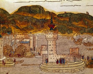 Veduta del porto di Candia (l