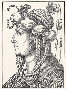 Ritratto della moglie di Solimano il Magnifico da Erhard Schon