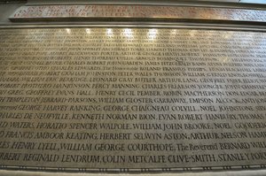 Memoriale ai membri del New College, Oxford, che persero la vita durante la Prima Guerra Mondiale da Eric (workshop of) Gill