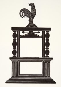 Gallo e la stampa da Eric Gill