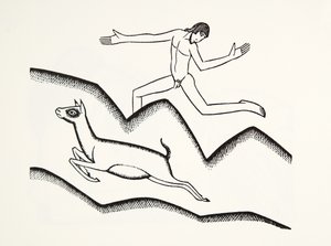 Saltando sulle montagne da Eric Gill