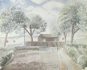 Aerodromo, c.1942 da Eric Ravilious