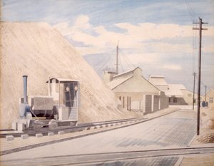 Fabbrica di cemento da Eric Ravilious