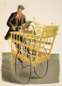 Affilatore di coltelli, illustrazione da 