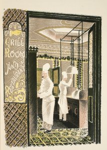 Ristorante e Grill Room, illustrazione da 