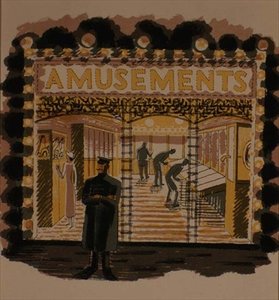 La sala giochi, stampata dalla Curwen Press, da 