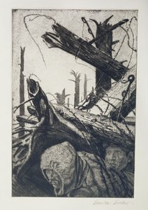 Posto di ascolto, illustrazione da un folio di stampe pubblicato a Lipsia da Erich Erler