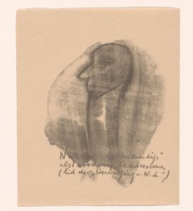 Caricatura di un letterato da Erich Wichmann