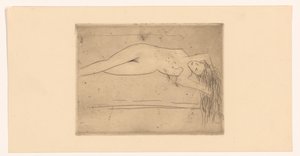Donna nuda sdraiata da Erich Wichmann
