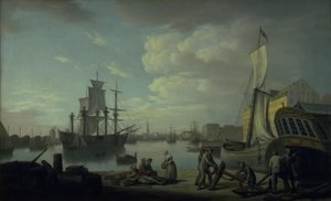 Porto di Copenaghen visto da Larsens Plads da Erik Pauelsen