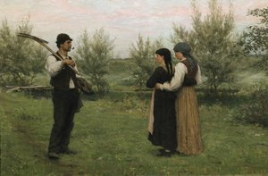 Un incontro da Erik Theodor Werenskiold