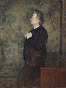 Ritratto di Edvard Grieg da Erik Theodor Werenskiold