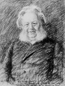 Henrik Ibsen da Erik Theodor Werenskiold
