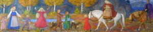 La piccola Kjersti e il re degli elfi da Erik Theodor Werenskiold