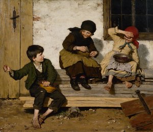 Bambini che giocano da Erik Theodor Werenskiold