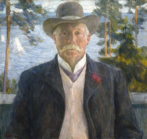 Ritratto del compositore Thorvald Lammers da Erik Theodor Werenskiold