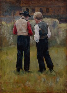 Due ragazzi da Erik Theodor Werenskiold