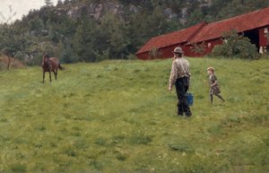 Acqua al cavallo da Erik Theodor Werenskiold