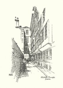 Vecchia Londra: Middle Temple Lane