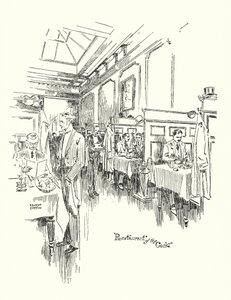 Vecchia Londra: Ristorante della Cock Tavern da Ernest (after) Coffin