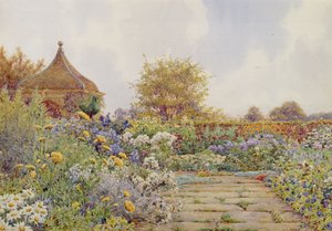 I giardini di Chequers Court, Buckinghamshire da Ernest Arthur Rowe