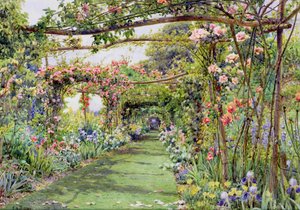 La pergola delle rose, Blackhurst House, Tunbridge Wells, Kent