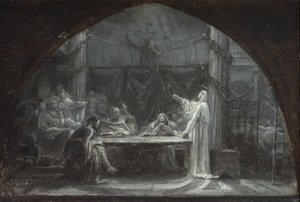 Bozzetti per la chiesa di Saint-Gervais-Saint-Protais, 1863 circa (olio su tela) da Ernest Augustin Gendron