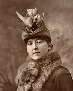 Amy Roselle, attrice britannica, 1887 da Ernest Barraud