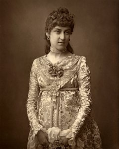 Angela Fenton, attrice britannica, 1887 da Ernest Barraud