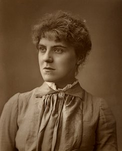 Janet Achurch, attrice e manager teatrale britannica, 1887 da Ernest Barraud