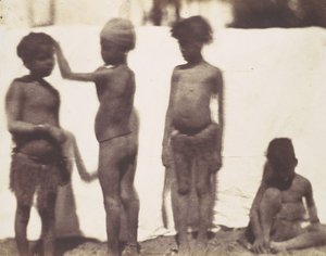 [Bambini del Villaggio di Kalabshah, Nubia] da Ernest Benecke