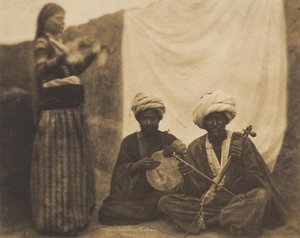Musicisti egiziani Rawabí e Almée, 20 febbraio 1852 da Ernest Benecke