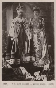 Re Giorgio V e Regina Maria da Ernest Brooks