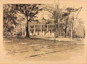 Saratoga. La casa del generale Schuyler da Ernest C. Peixotto