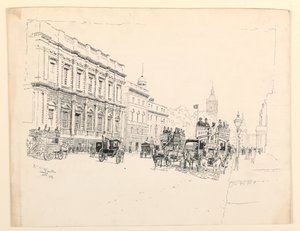 La sala dei banchetti, Whitehall, Londra da Ernest Clifford Peixotto