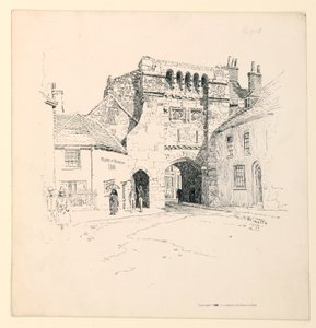 La Porta Ovest, Winchester da Ernest Clifford Peixotto
