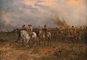Cromwell a Marston Moor, 1909, c1930 da Ernest Crofts