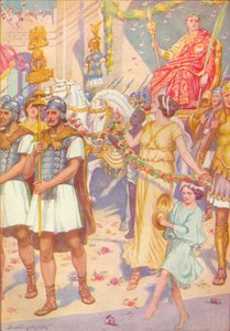 Il suo progresso era come quello di un re, c1912
