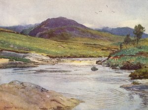 Il Black Water di Dee sopra il ponte da Ernest Edward Briggs