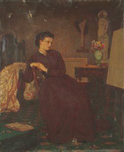 Una Donna Artista da Ernest Gustave Girardot