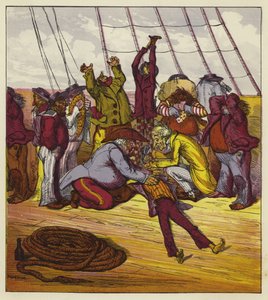 Billee svenuto a bordo della Mary Jane da Ernest Henry Griset