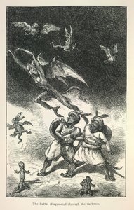 Illustrazione da "Vikram e il Vampiro" di Richard Francis Burton da Ernest Henry Griset