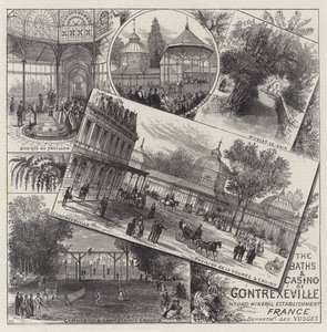 Le terme e il casinò di Contrexeville da Ernest Henry Griset