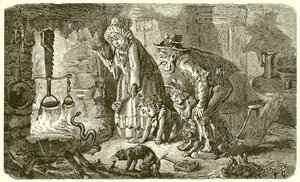Il Contadino e il Serpente da Ernest Henry Griset