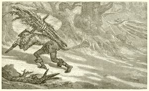 Il vecchio e la morte da Ernest Henry Griset
