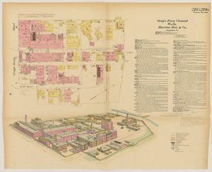 Grays Ferry Chemical Works, Grays Ferry Rd. (lato nord) tra Thirty-fourth St. e Thirty-sixth St., Hexamer General Surveys, 1888