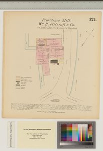 Providence Mill, Little Elk Creek, Maryland, Hexamer General Surveys da Ernest Hexamer