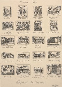 Prima serie, classificazioni delle incisioni