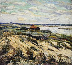 Capanna sulla baia da Ernest Lawson