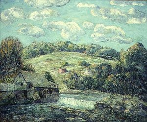 Il vecchio mulino, Wilton, Connecticut da Ernest Lawson